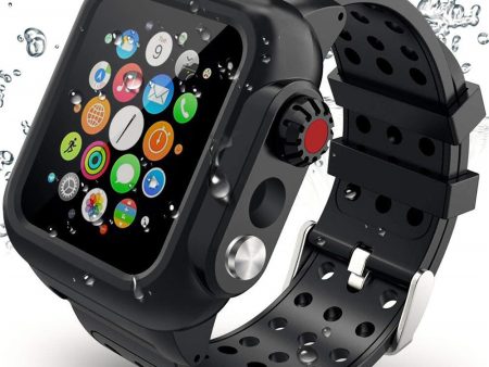 For Apple Watch iWatch 38mm 42mm 40mm 44mm Waterproof Rugged Case with Silicone Band Strap Online