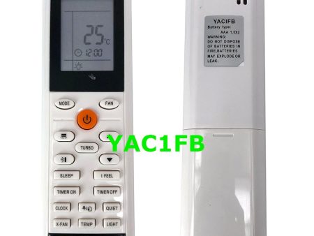 YAC1FB Replacement For Gree ELECTROLUX AC Air Conditioner Remote control New Universal YACIFB for gree Online Sale