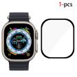 For Apple Watch Ultra 49mm Tempered Glass Screen Protector Black Edge Supply