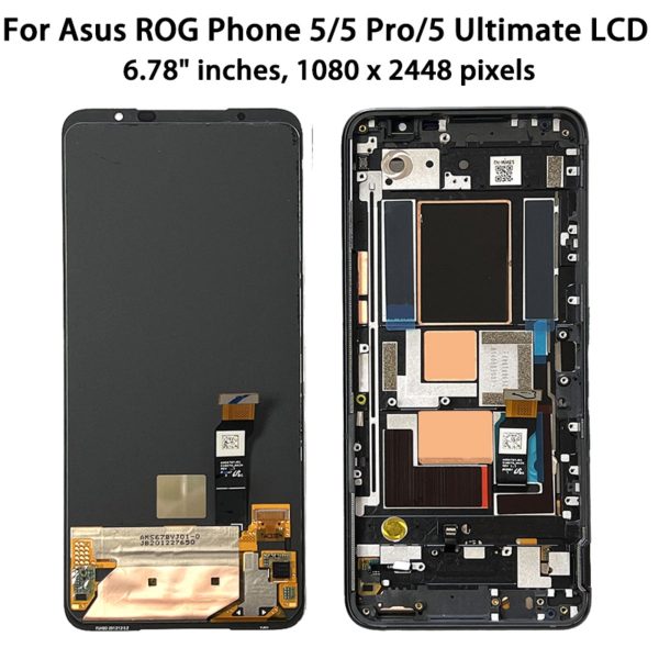 AMOLED LCD Display Touch Screen With Frame For Asus ROG Phone 5 Pro Ultimate ZS673KS ZS673KS I005DA Sale