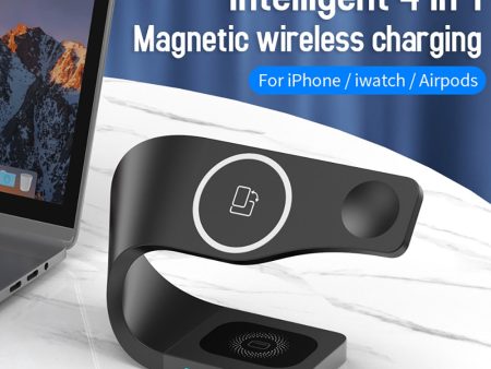 3 in 1 Qi Wireless Charger Stand for iPhone for Apple Watch Airpods Fast Charging Dock Online