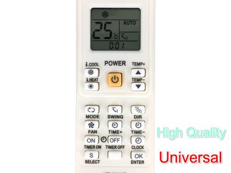 5000 in 1 KT-9018E Air Conditioner General Remote Control For AUX  Electrolux  Fujitsu  Gree  DAIKIN  TCL Air Conditioning For Sale