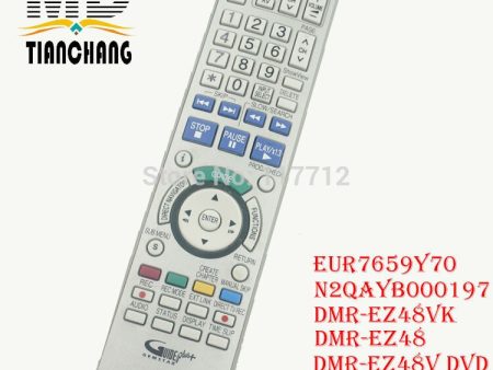 FREE SHIPPING Universal Remote Control For  N2QAYB000197 DMR-EZ48VK DMR-EZ48 DMR-EZ48V DVD  frequencimetro Sale