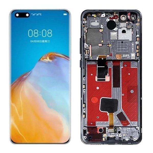 AMOLED LCD Display Touch Screen With Frame for Huawei P40 Pro ELS-N04 NX9 N29 N29D Fashion