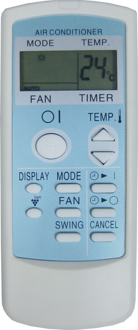 FREE SHIPPING air conditioning remote control A589JB Universal A627JB vertical hanging heating and cooling For Cheap