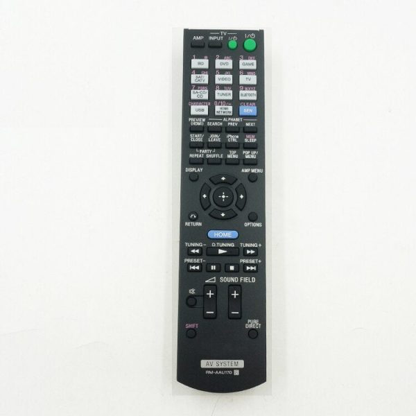 4PCS LOT REMOTE CONTROL RM-AAU170 For SONY RMAAU170 AV Receiver Replace RM-AAU169 FOR STR-DN840 Controle Online now