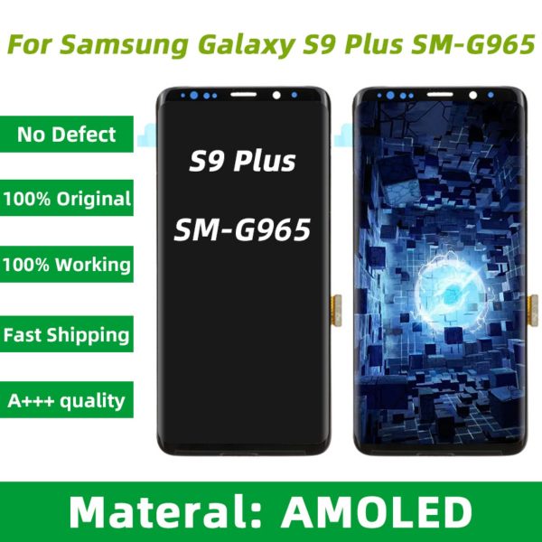 AMOLED Display Touch Screen With Frame for Samsung Galaxy S9 Plus G965F SM-G965F SM-G965U Supply