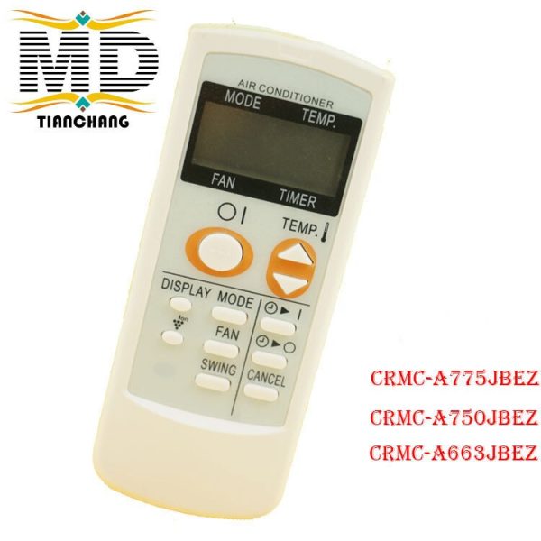 (3 pcs   lot)Air Conditione Remote Control Fit FOR CRMC-A775JBEZ r  CRMC-A750JBEZ CRMC-A663JBEZ Air conditioner parts For Cheap