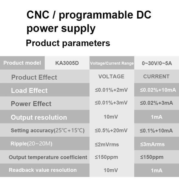 Adjustable Power Supply KA3005D 30V 5A Precision Digital Programmable Laboratory Switching DC Power Supply 220V Online Sale