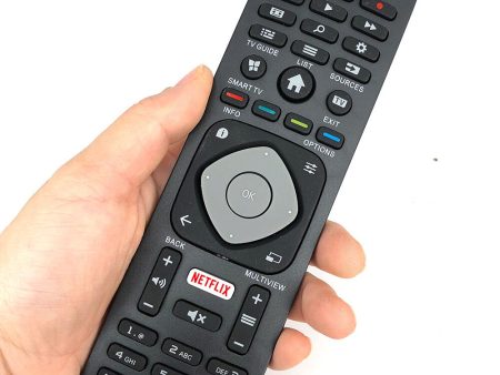 Black Remote Control Controller Replacement for Philips NETFLIX Smart TV 398GR08BEPHN0012HT 1635008714 43PUS6162 Supply