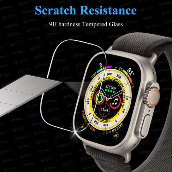 For Apple Watch Ultra 49mm High Clear Tempered Glass Fashion