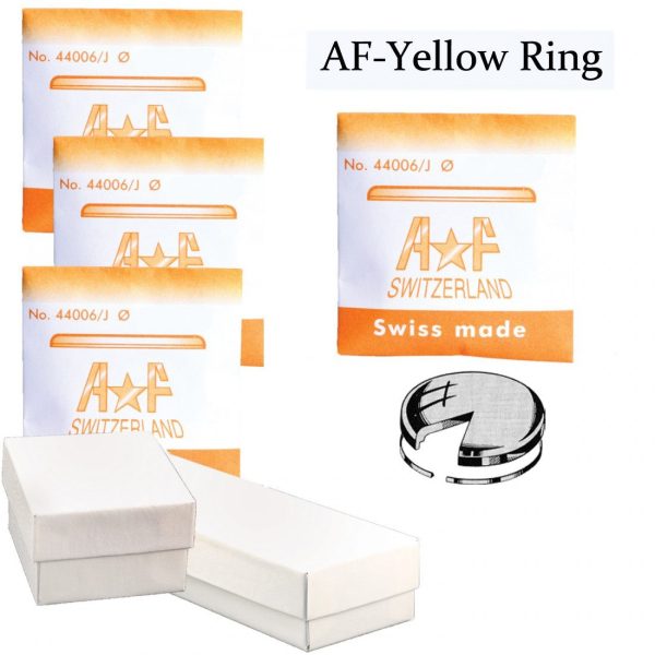 AF-ET Yellow Tension Ring Crystals Assortment (18.0~33.0mm by 0.5mm Increments) Total 31 PCs Hot on Sale