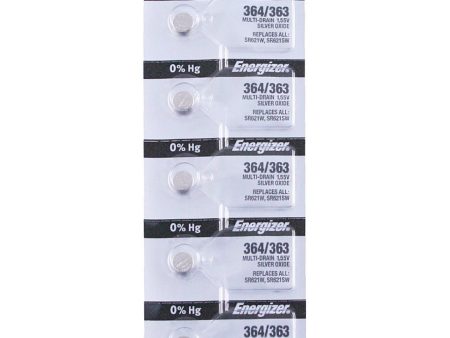 364 363 Energizer Watch Battery (SR621SW) Supply