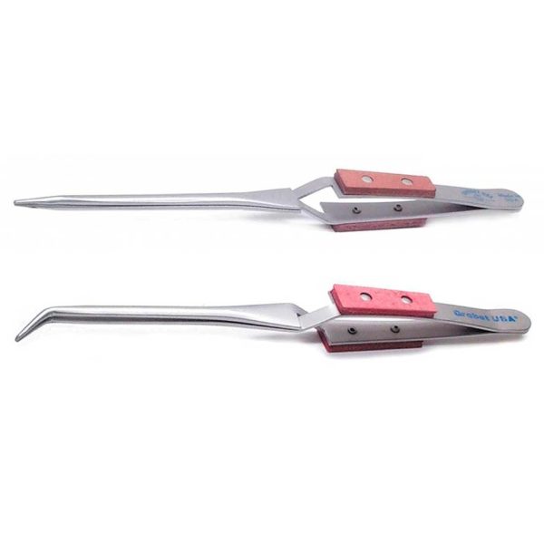 Cross-Locking Tweezers with Serrated Tips For Cheap