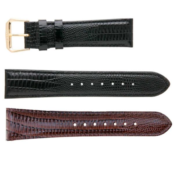 Banda No. 133 Lizard Grain Fine Leather Straps (10mm~22mm) Discount