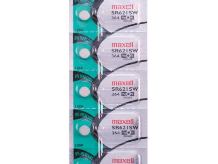 364 Maxell Watch Battery (SR621SW) Supply