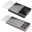 Compartment Trays with Sliding Lids Supply