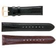 Banda No. 133 Long Lizard Grain Fine Leather Straps (12mm~20mm) on Sale