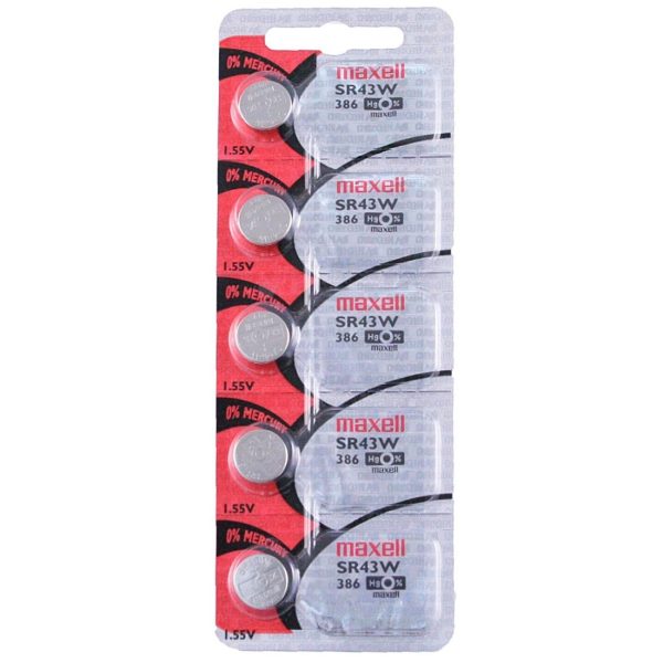 386 Maxell Watch Battery (SR43W) Hot on Sale